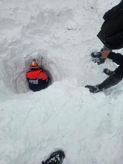 Artvinde çığ altında kalan çobanı arama çalışmalarına ara verildi