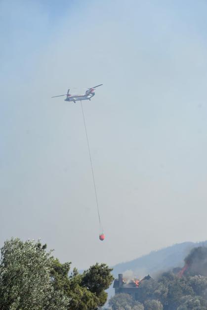 İzmirde 2 ayrı noktada orman yangını