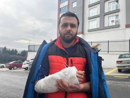 Köpeklerin saldırısından kaçarken düştü, kolu kırıldı