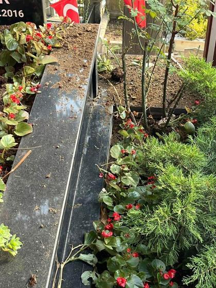 15 Temmuz şehidinin mezarını tahrip eden şüpheli tutuklandı