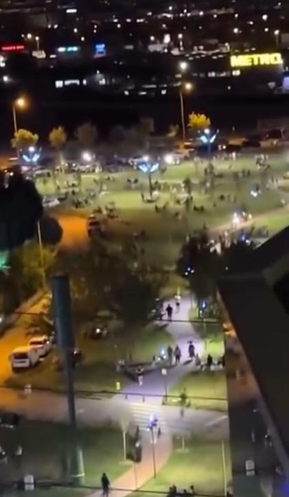 Bursa’da deprem paniği kamerada