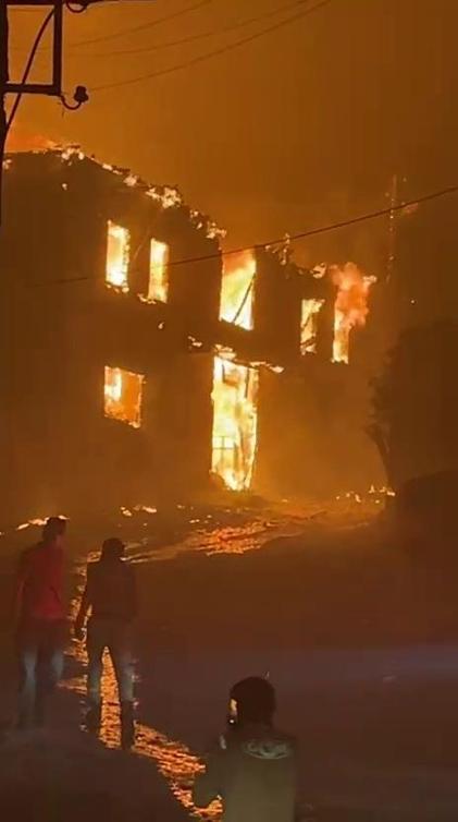 Sakaryada orman yangını; alevler rüzgarın etkisiyle yayılıyor