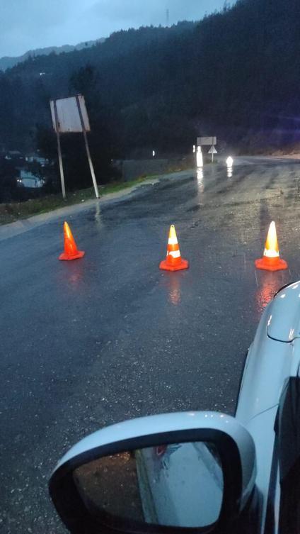 Adanada Feke, Saimbeyli ve Tufanbeyliyi bağlayan kara yolu ulaşıma kapandı