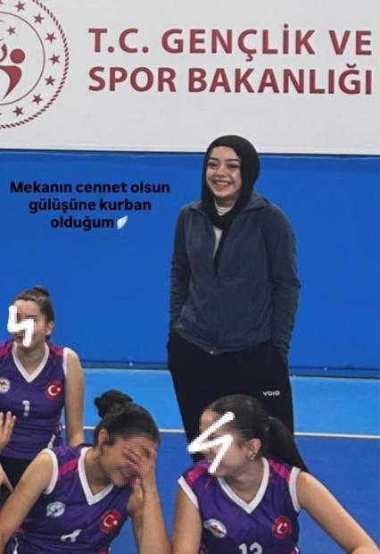 Antrenman sonrası kazada ölen lise öğrencisi Hatice toprağa verildi