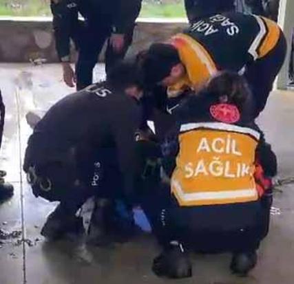 Dere yatağına düştü, duran kalbi yeniden çalıştırıldı