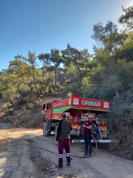 Muğla Milastaki orman yangınında 2nci gün