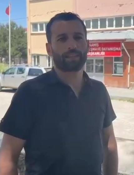 Sitenin bahçesine giren ayı kamerada