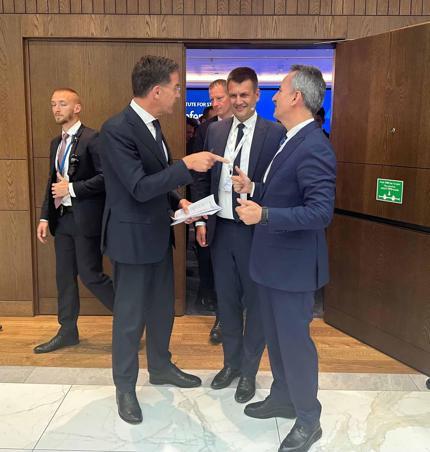 Savunma Sanayii Başkanı Görgün, NATO Genel Sekreteri Rutte ile görüştü