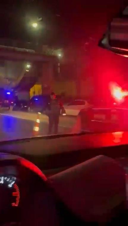 Büyükçekmecede dur ihtarına uymayan motosikletli şüpheliler polise ateş açtı