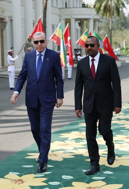 Cumhurbaşkanı Erdoğan, Etiyopya Başbakanı Ali ile görüştü