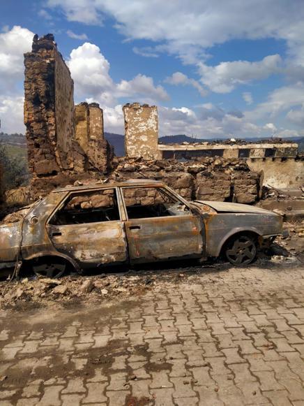 Bilecik’teki yangında 51 kişi dumandan etkilendi, 100 bina ve 118 bağımsız bölüm hasar gördü