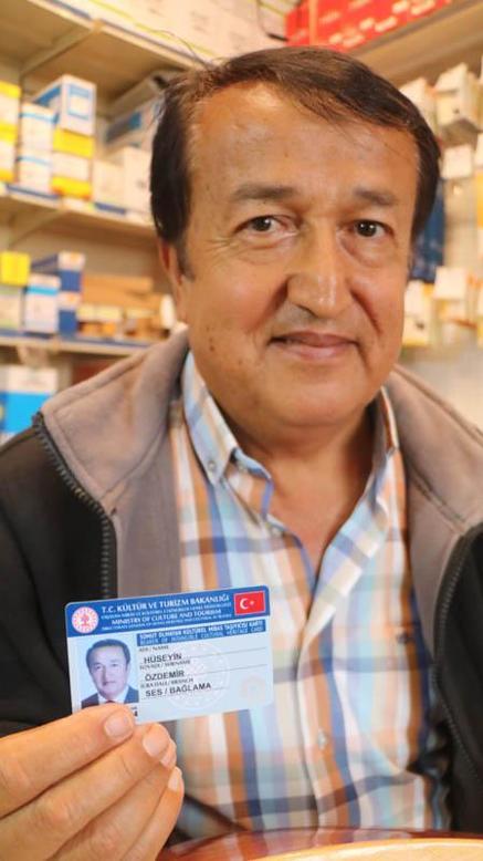 Burdurlu sanatçıya Somut Olmayan Kültür Miras Taşıyıcısı ünvanı