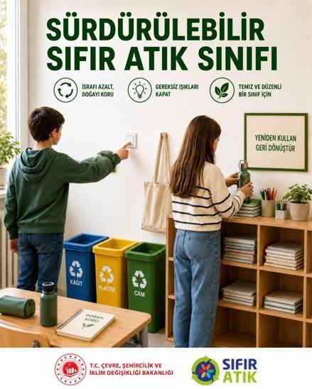 Bakan Kurum: Sıfır Atık Projemizi okullarımızda daha da yaygınlaştırıyoruz