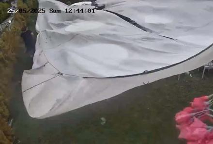 Dekoratif kemerin altında kalan çiftin öldüğü olayda yeni görüntüler