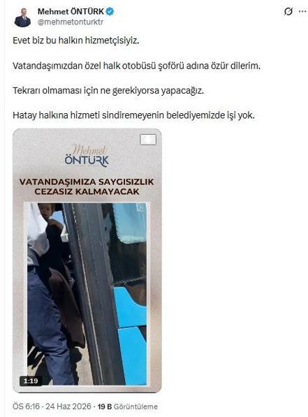 Yanında refakatçisi olmayan tekerlekli sandalyeli engelliyi otobüse almayan şoför: Ben senin hizmetçin miyim
