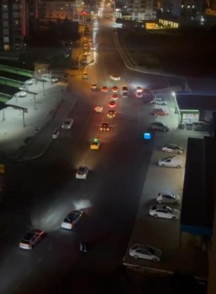 Düğün konvoyunda drift atan sürücü yakalandı