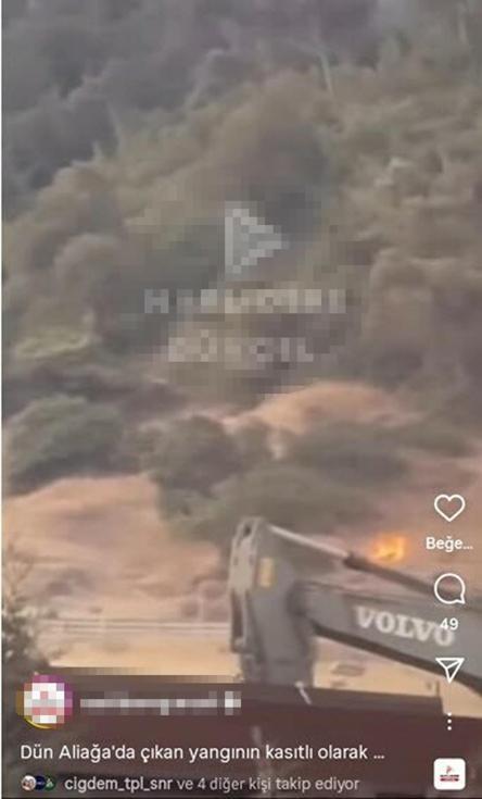 İzmir Aliağa yangınında sosyal medyadaki iddialarla ilgili açıklama