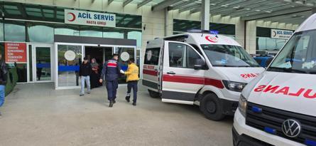 Öğrenci servis minibüsü direğe çarptı; 13 yaralı