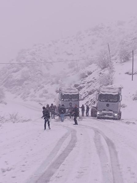 Siirtte 45 köy yolu, kardan ulaşıma kapandı