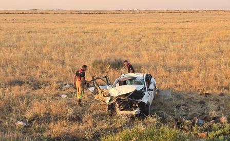 Şırnak’ta otomobil tarlaya uçtu: 1 ölü, 2 yaralı