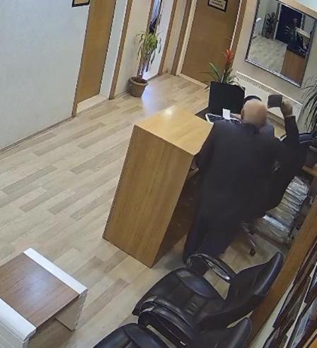 Belediye personeline satırlı saldırının görüntüleri ortaya çıktı