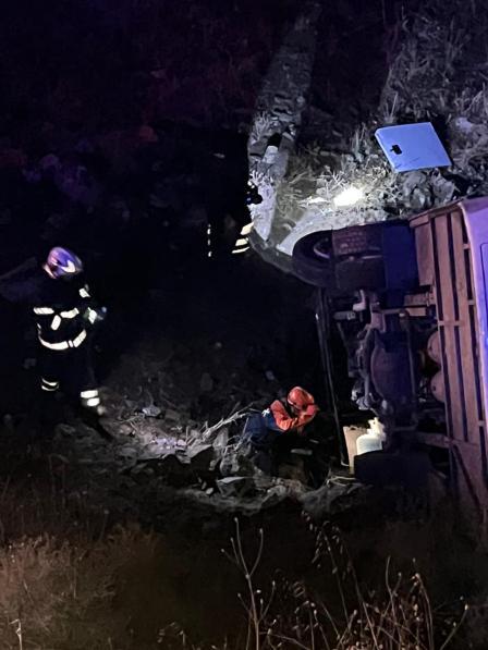 Siirt’te maden işçilerini taşıyan midibüs uçuruma yuvarlandı: 2’si ağır 15 yaralı