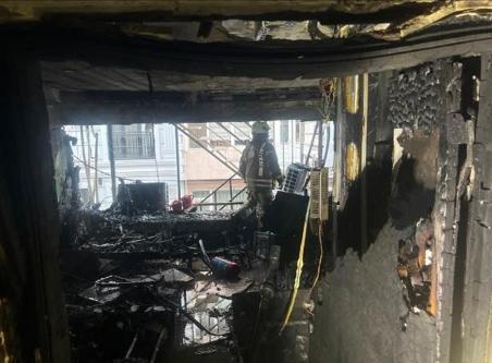 Bakırköyde otelde çıkan yangında 12 kişi yaralandı