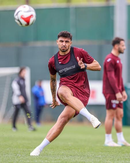 Trabzonspor’da sabah antrenmanı tamamlandı