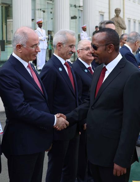 Cumhurbaşkanı Erdoğan, Etiyopya Başbakanı Ali ile görüştü