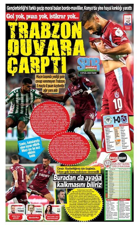 Trabzonspor evinde başka, deplasmanda başka