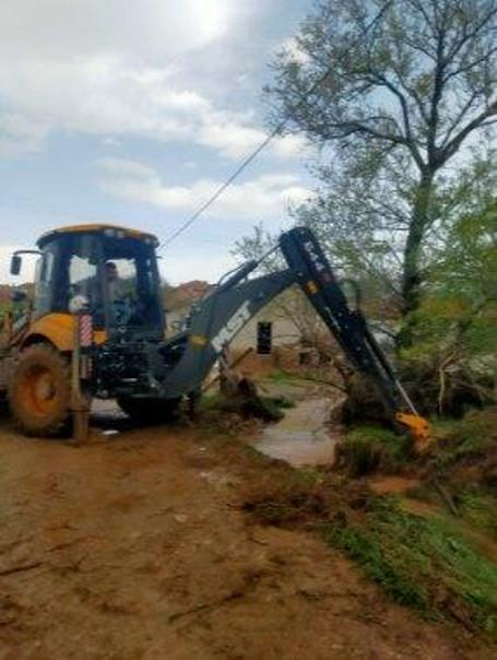 Çorumda sağanak sele neden oldu