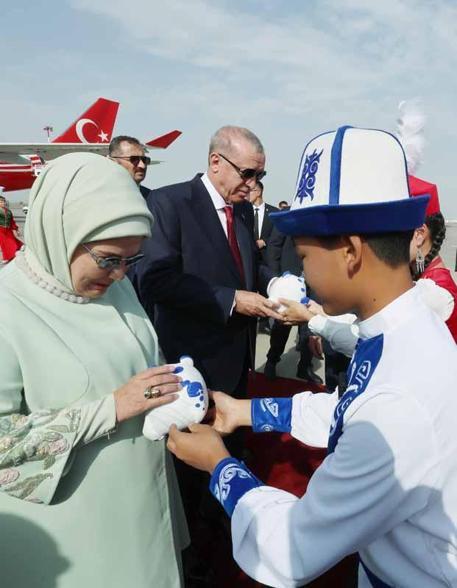 Cumhurbaşkanı Erdoğan, Kırgızistan’da