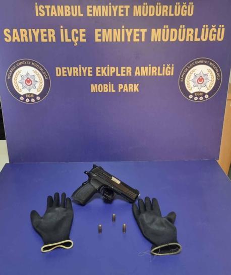 Maslak’ta oto tamirhanesine silahlı saldırı düzenledi suçüstü yakalandı: 5 milyon lira haraç iddiası