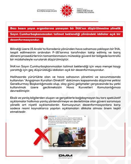 Burhanettin Duran: Özgür Özelin ifadeleri açık bir dezenformasyon niteliği taşımaktadır