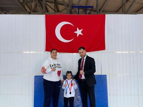 Belinay, parktakileri görüp başladığı sporda Türkiye 3’üncüsü oldu