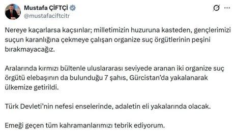Kırmızı bültenle aranan 2 organize suç örgütü elebaşı Türkiyeye iade edildi