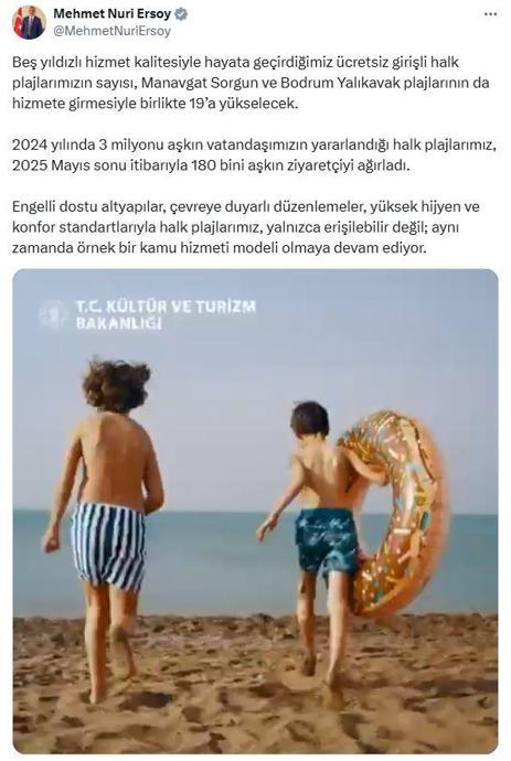 Ücretsiz halk plajı sayısı 19a yükselecek