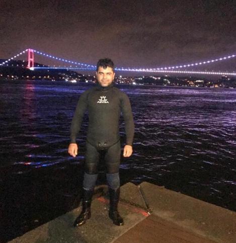 İstanbul Boğazına midye toplamak için daldı; denizde kayboldu