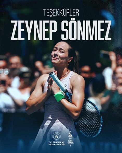 Milli Tenisçi Zeynep Sönmez, Avustralya Açıka 3’üncü turda veda etti
