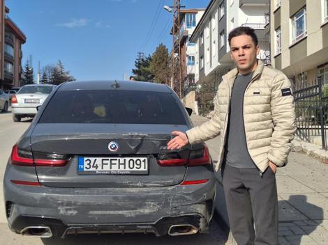 Kamyonla 3 araca çarpıp kaçtı; o anlar kamerada