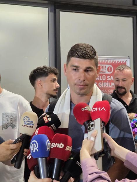 Trabzonsporun yeni transferi Malinovskyi kente geldi