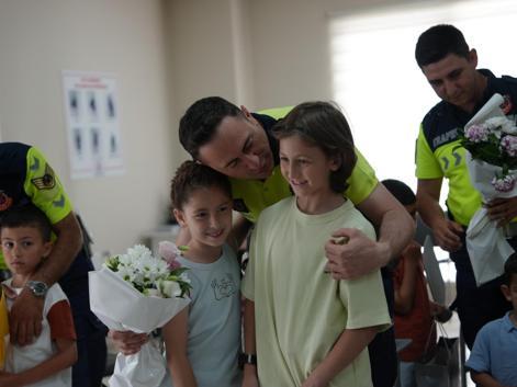 Düzcede jandarma ekiplerine Babalar Günü sürprizi
