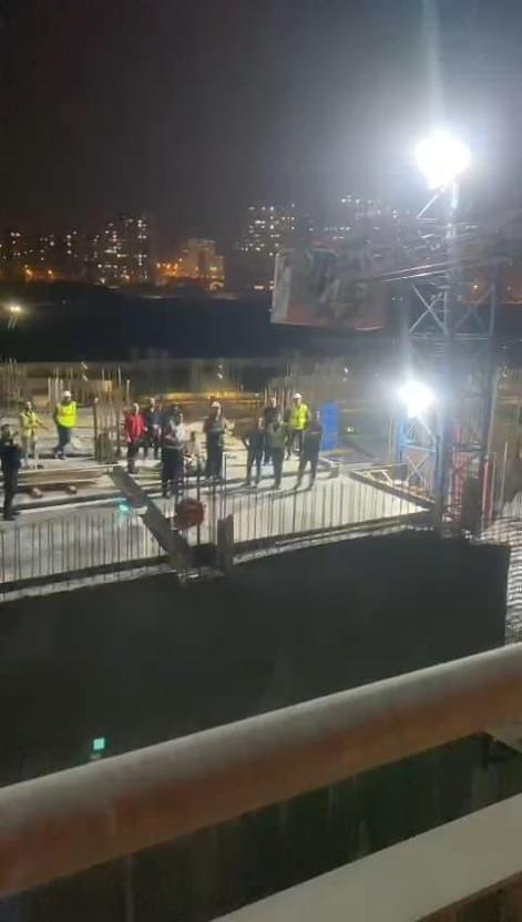 Başakşehir’de inşaatta elektrik akımına kapılan işçi hastaneye kaldırıldı