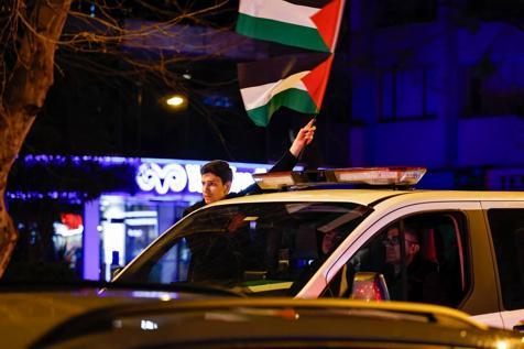 İstanbul’da yüzlerce araçla Gazze konvoyu