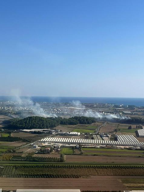 Antalyada orman yangını kontrol altına alındı, 10 hektar alan zarar gördü