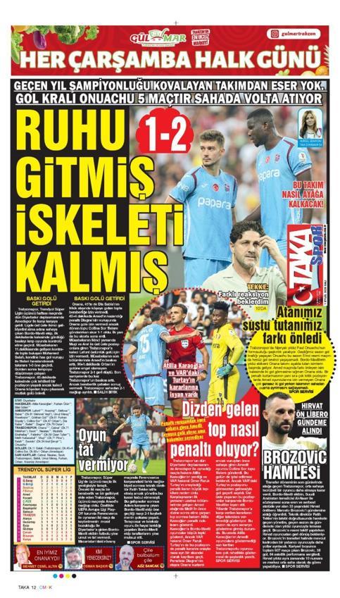 Trabzonspor kayıplarda