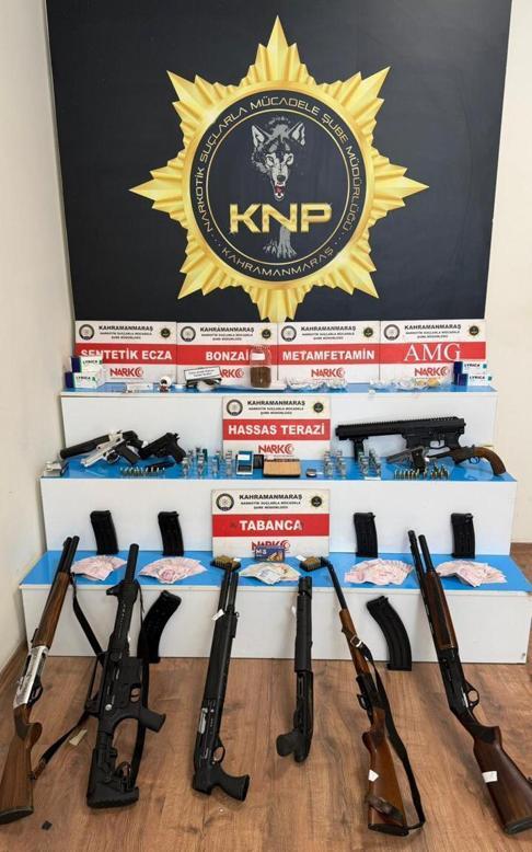 Kahramanmaraş merkezli uyuşturucu soruşturmasında 45 tutuklama