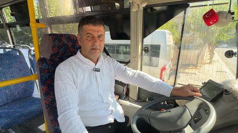 Otobüs şoförü, rahatsızlanan yolcuyu hastaneye yetiştirdi