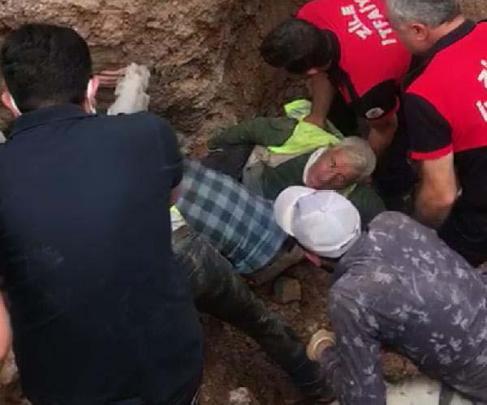 Tokat’ta okul inşaatında göçük: 1 işçi yaralı