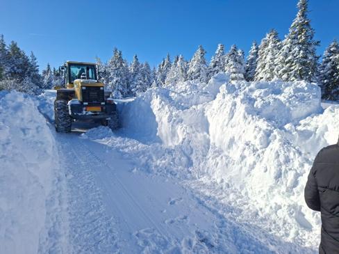 Kastamonuda kar kalınlığı 2 metreye yaklaştı; 616 köy yolu kapalı